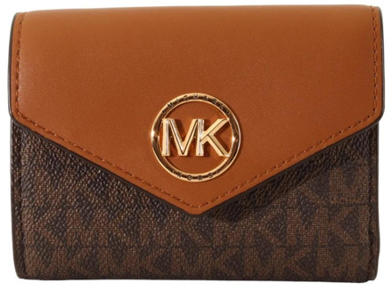 Michael Kors Carmen portemonnee van leer Bruin - 1 maat