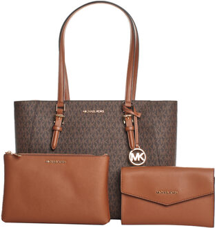 Michael Kors Charlotte 3 in 1 boodschappentas 35F3GCFT9T Vrouwen Bruin