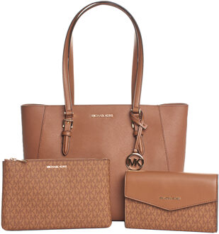 Michael Kors Charlotte 3 in 1 boodschappentas 35R3GCFT3T Vrouwen Bruin