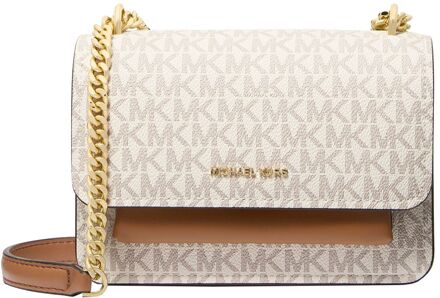 Michael Kors Claire Crossbody vanilla/acrn damestas Beige - H 14 x B 19 x D 6 cm