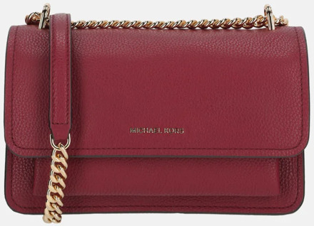 Michael Kors Claire schoudertas L mulberry Donker rood