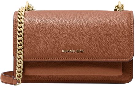 Michael Kors Claire Shoulder luggage damestas Cognac - H 13 x B 23 x D 8 cm