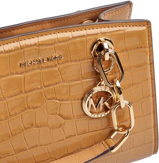 Michael Kors Cynthia 30S4GCYS1E Leren Satchel voor dames Bruin