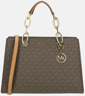 Michael Kors Cynthia handtas M brown/acorn Bruin