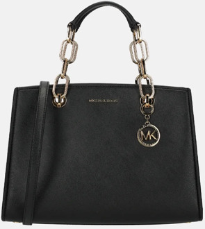 Michael Kors Cynthia handtas M satchel black Zwart