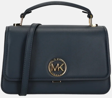 Michael Kors Delancey handtas navy Blauw