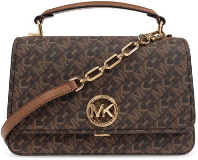 Michael Kors Delancey schoudertas Michael Kors , Brown , Dames - ONE Size