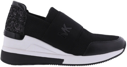 Michael Kors Felix Trainer Dames Sneakers - Zwart - Maat 39