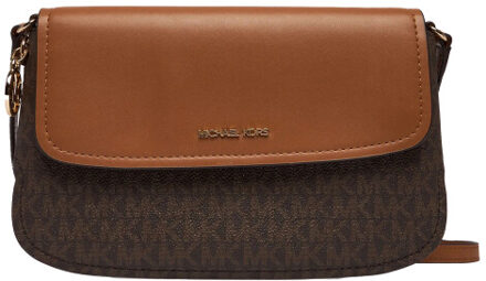 Michael Kors Flap crossbody small - maat One size Bruin