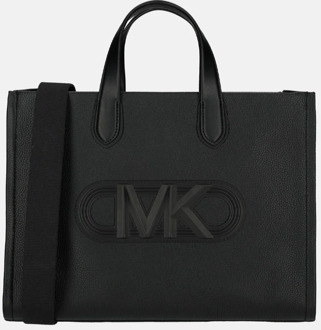 Michael Kors Gigi handtas large black Zwart