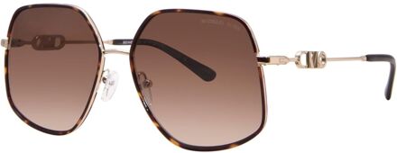 Michael Kors Gouden Metaal Zonnebril - One Size