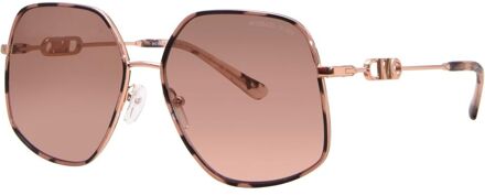 Michael Kors Gouden Metaal Zonnebril