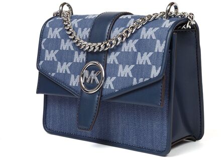 Michael Kors Greenwich Kleine Flap Schoudertas Navy/blauw - One Size