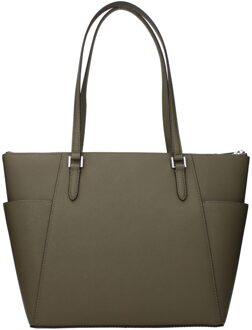 Michael Kors Groene Leren Schoudertas - One Size