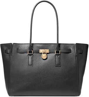 Michael Kors Hamilton Moderne tote bag black schoudertas dames Zwart - H 30 x B 52 x D 14 cm