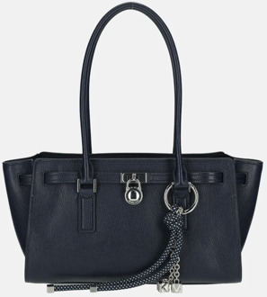 Michael Kors Hamilton schoudertas tote S dress blue