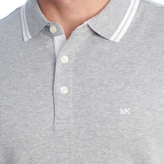 Michael Kors Herren-Poloshirt aus Baumwolle mit kurzen Ärmeln OF15FY220B Grijs