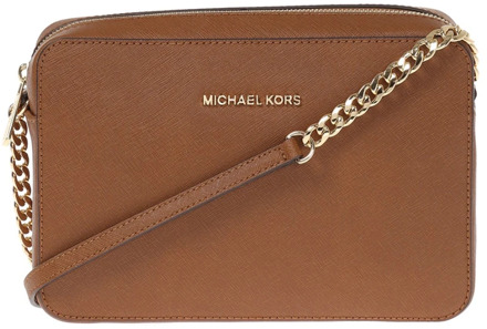 Michael Kors Jet Set L Dames Crossbodytas - Bruin