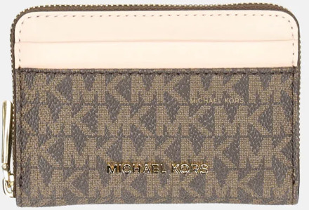 Michael Kors Jet Set portemonnee S brown/softpink Roze