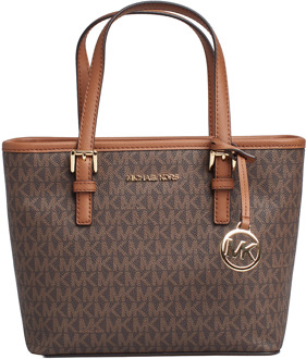 Michael Kors Jet Set reishandtas 35T9GTVT0B voor dames Bruin