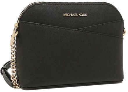 Michael Kors Jet Set Reizen Medium Dome Schoudertas Zwart - One Size