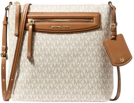 Michael Kors Jet Set Travel Crossbody vanilla/acrn damestas Beige - H 24,1 x B 26,7 x D 7 cm