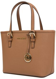 Michael Kors Jet Set Travel Extra-Kleine Cryl Convertible Tote Bruin
