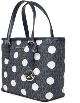 Michael Kors Jet Set Travel Extra-Kleine Cryl Convertible Tote Navy/blauw - One Size