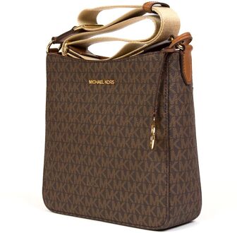 Michael Kors Jet Set Travel Kleine Noord-Zuid Schoudertas Bruin - One Size