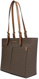 Michael Kors Jet Set Travel Medium Dubbele Pocket Tote - maat Bruin