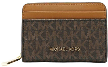 Michael Kors Jet set zip portemonnee Bruin - One size