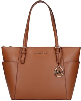 Michael Kors JetSet - Schoudertas - Bruin