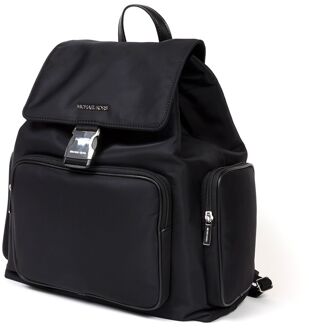 Michael Kors Khai grote Cargo rugzak met klep Zwart - One Size