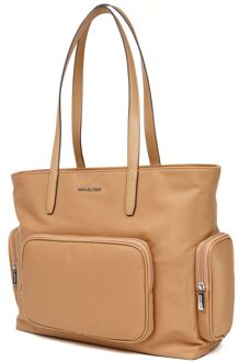 Michael Kors Khai Grote Multifunctionele Pocket Tote Bruin