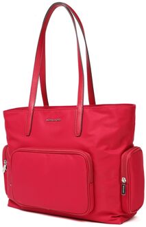 Michael Kors Khai Grote Multifunctionele Pocket Tote Rood