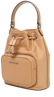 Michael Kors Khai Kleine Bucket Schoudertas Bruin - One Size