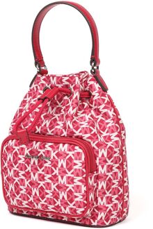 Michael Kors Khai Kleine Bucket Schoudertas - maat Rood
