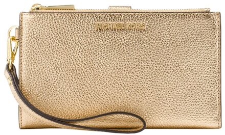 Michael Kors Korrelig leren portemonnee met meerdere vakken Michael Kors , Yellow , Dames - ONE Size