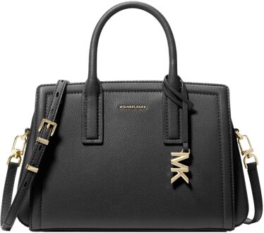 Michael Kors Laila Satchel black schoudertas dames Zwart - H 22 x B 29 x D 14 cm