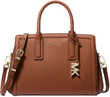 Michael Kors Laila Satchel luggage schoudertas dames Cognac - H 22 x B 29 x D 14 cm
