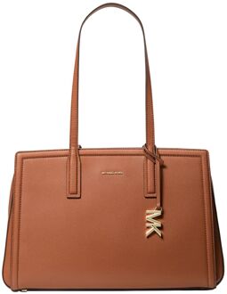 Michael Kors Laila tote bag luggage schoudertas dames Cognac - H 26 x B 37 x D 14.5 cm