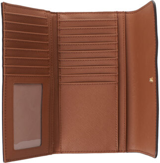 Michael Kors Lange Lederbrieftasche 35S8GTVF7L Damen Bruin