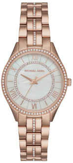 Michael Kors Lauryn Roségouden Armbandhorloge Michael Kors , Pink , Dames - ONE Size
