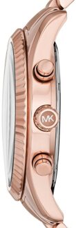 Michael Kors Lexington herenhorloge MK8313 Zwart en roségoud - One Size