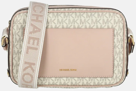 Michael Kors Maeve crossbody tas vanille/softpink Lichtroze