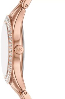 Michael Kors Mini Harlowe Dames Horloge Roségoud MK4845 - One Size