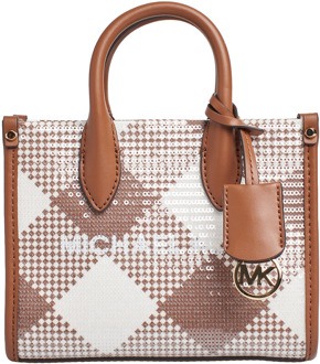 Michael Kors Mirella Small Jet Set reistas 35T4G7ZC0I voor vrouwen Bruin