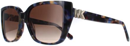 Michael Kors MK2199 Acadia 395213 helderblauw schildpad bruin gradiënt zonnebril