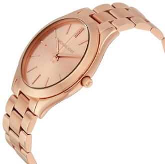 Michael Kors MK3197 Runway Rose Dial Rose Gold-tone dameshorloge Roségoud - One Size