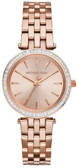 Michael Kors MK3366 - Horloge - Staal - Rosékleurig - 33 mm